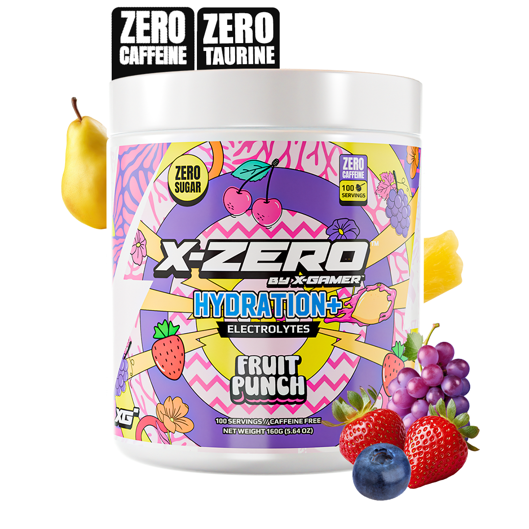 X-Zero Hydration+ Fruit Punch (160g / 100 portioner)