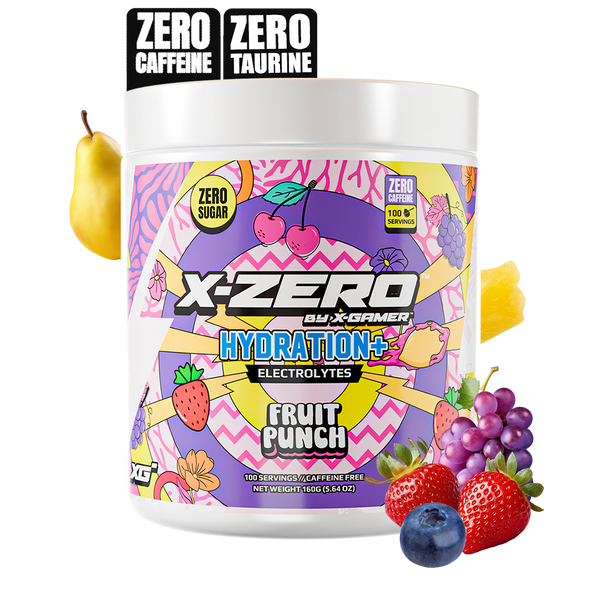 X-Zero Hydration Fruit Punch (160g / 100 Servings)