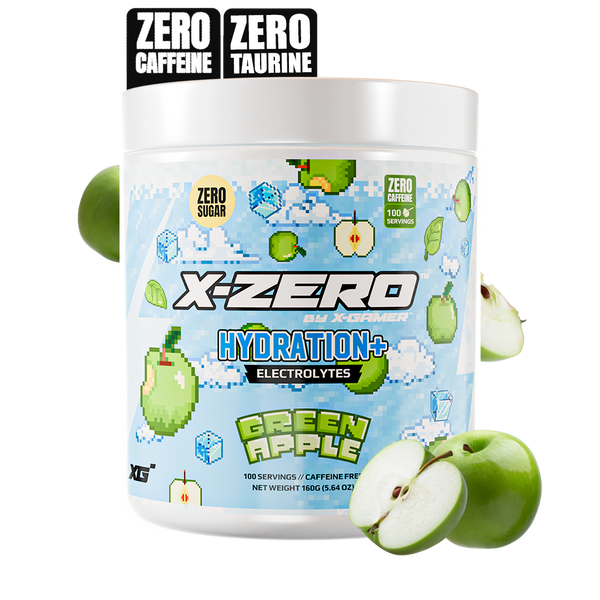 X-Zero Hydration Green Apple (160g / 100 Servings)