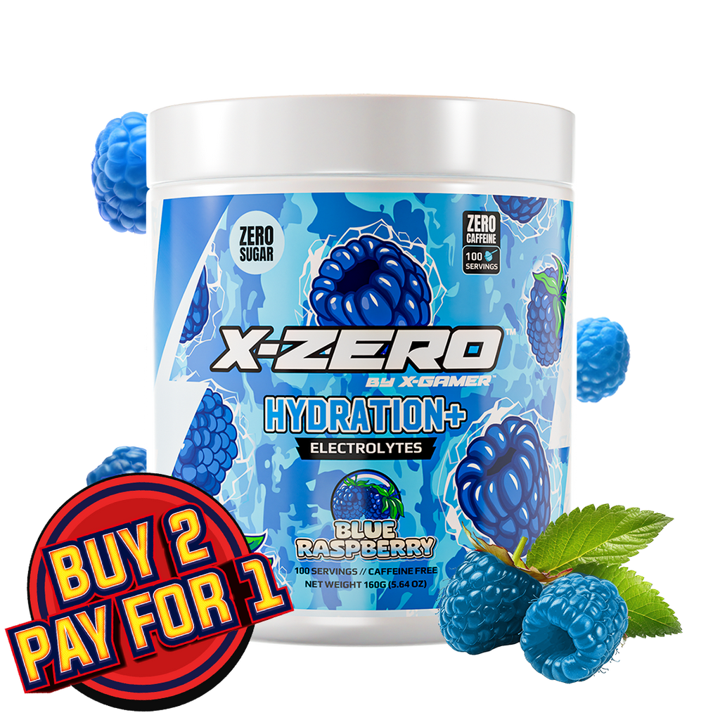 X-Zero Hydration Blue Raspberry (160g / 100 Servings)