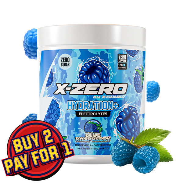 X-Zero Hydration Blue Raspberry (160g / 100 Servings)