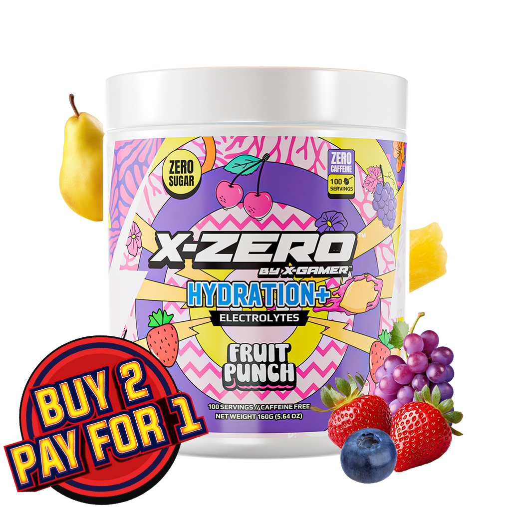 X-Zero Hydration Fruit Punch (160g / 100 Servings)