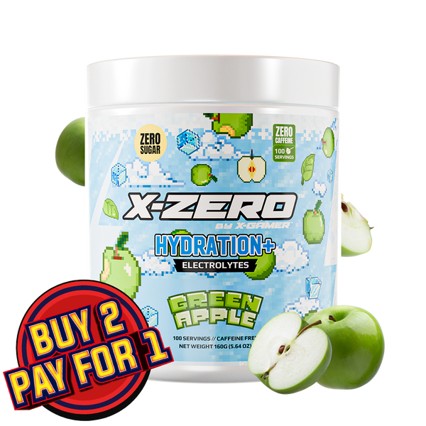 X-Zero Hydration Green Apple (160g / 100 Servings)