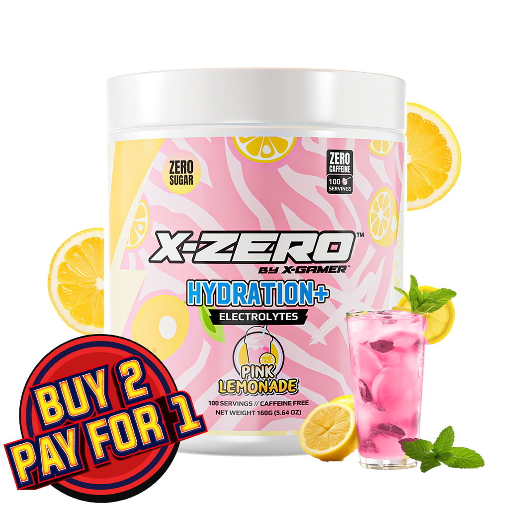 X-Zero Hydration Pink Lemonade (160g / 100 Servings)