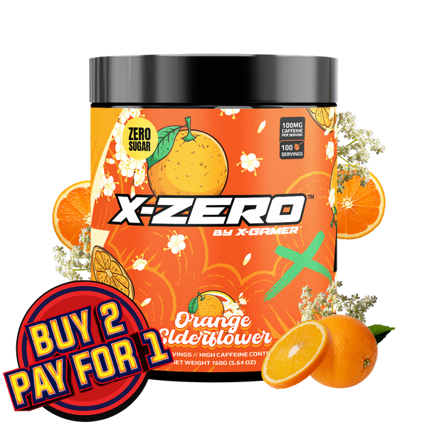 X-Zero Orange Elderflower (160g / 100 Servings)