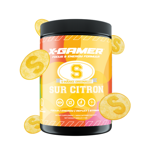 X-Tubz S-Märke Sur Citron (600g / 60 servings) – X-Gamer Energy