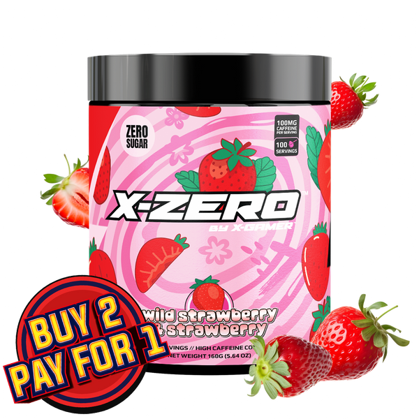 X-Zero Wild Strawberry & Strawberry (160g / 100 Servings)