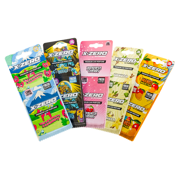 (COMING SOON) X-Zero Premium Car Air Fresheners Variety Pack