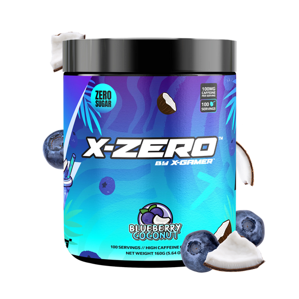 X-Zero Blueberry & Coconut (160g / 100 Servings)
