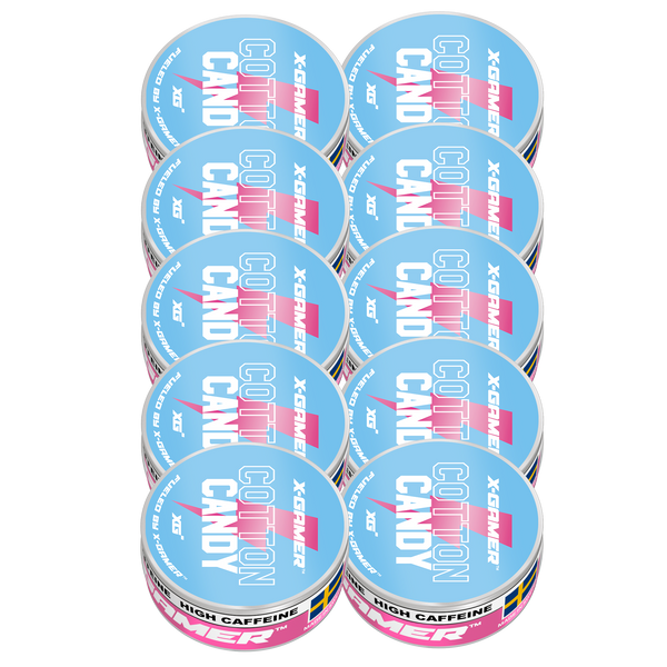 Cotton Candy Energy Pouches (10 Pack/200 Pouches)