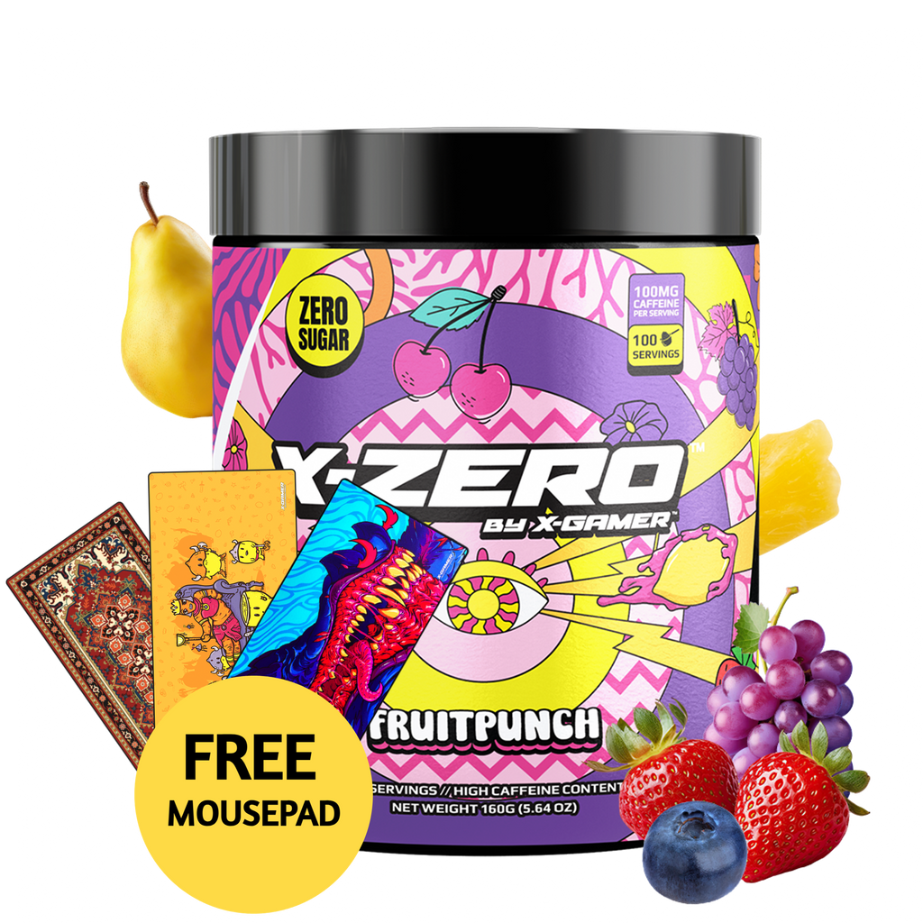 X-Zero Fruit Punch (160g / 100 Servings)