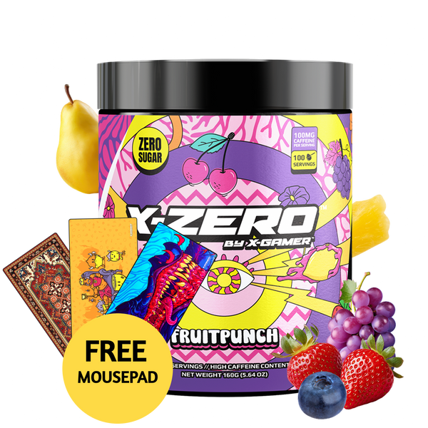 X-Zero Fruit Punch (160g / 100 Servings)