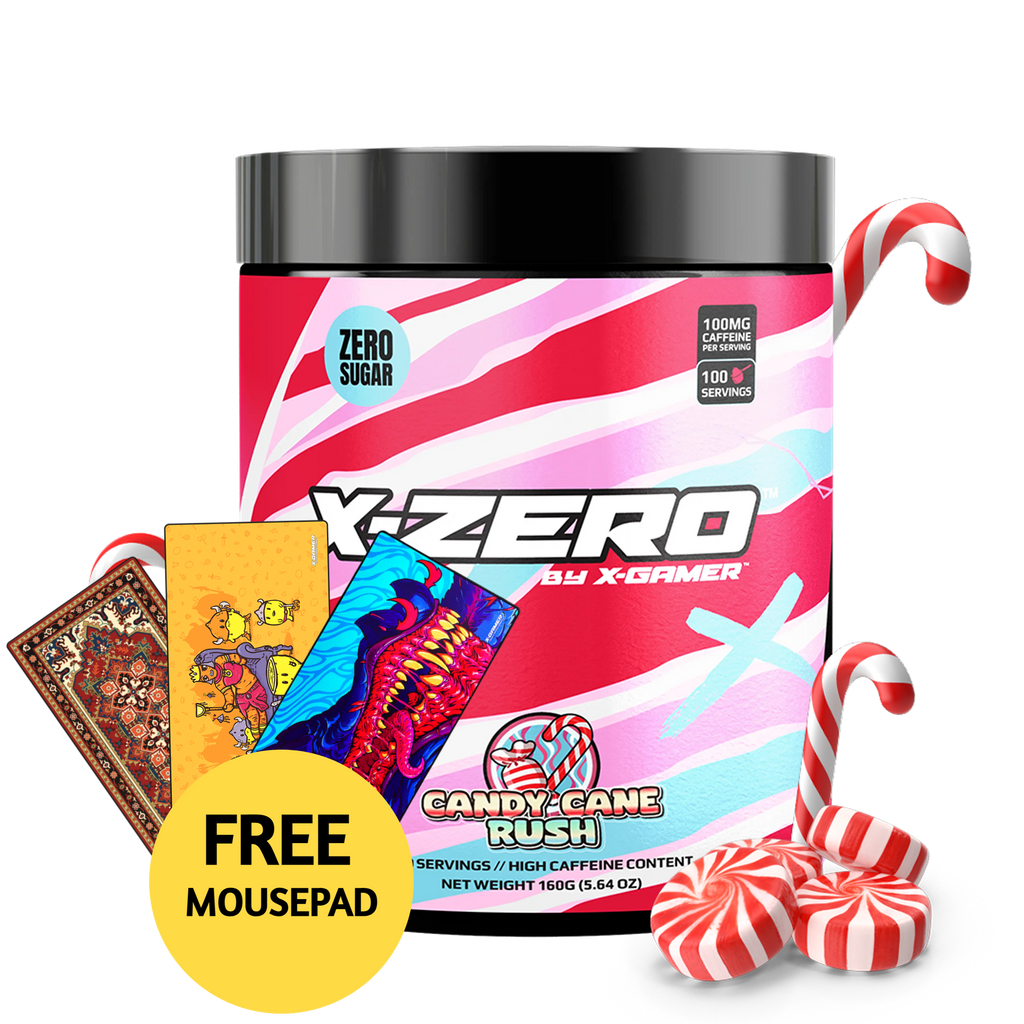 X-Zero Candy Cane Rush (160g / 100 Servings)