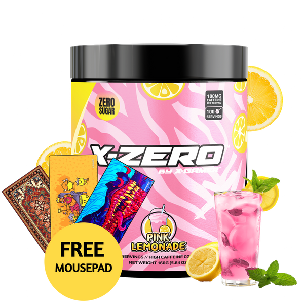 X-Zero Pink Lemonade (160g / 100 Servings)