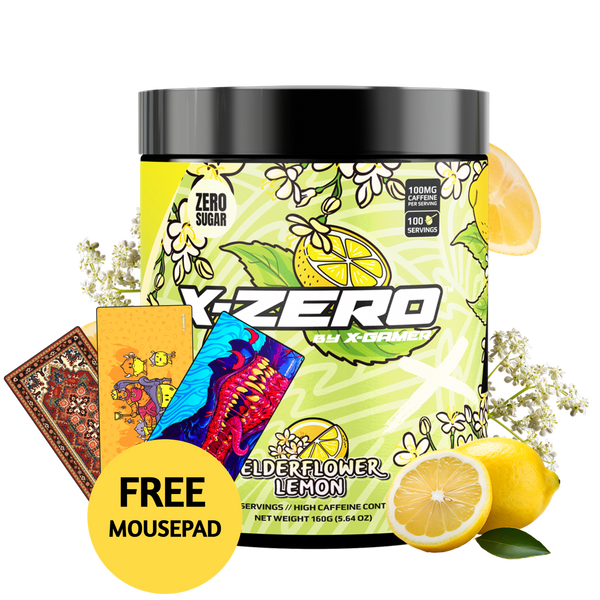 X-Zero Elderflower Lemon (160g / 100 Servings)