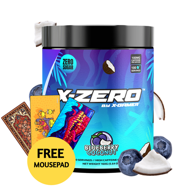 X-Zero Blueberry & Coconut (160g / 100 Servings)