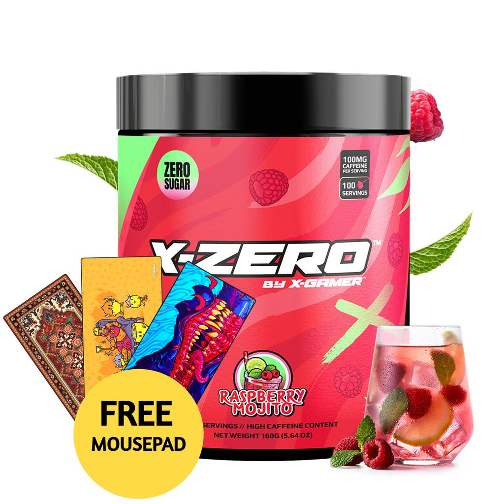 X-Zero Raspberry Mojito (160g / 100 Servings)