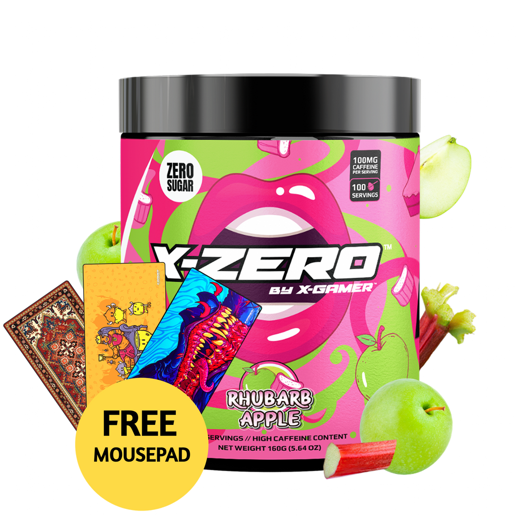 X-Zero Rhubarb Apple (160g / 100 Servings)