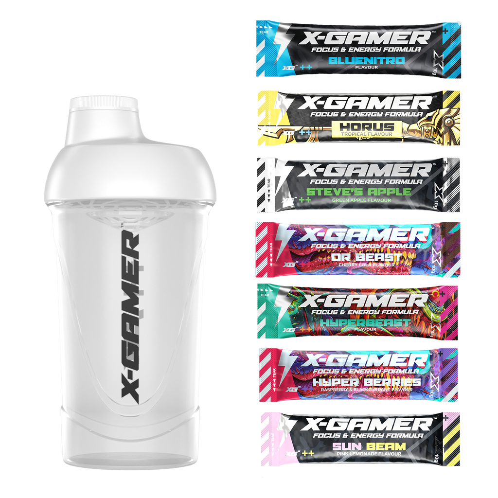 X-Gamer ClueeNews Starter Kit (7 X-Shotz + Shaker)