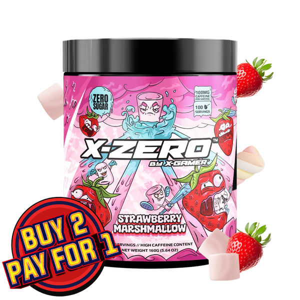 X-Zero Strawberry Marshmallow (160g / 100 Servings)