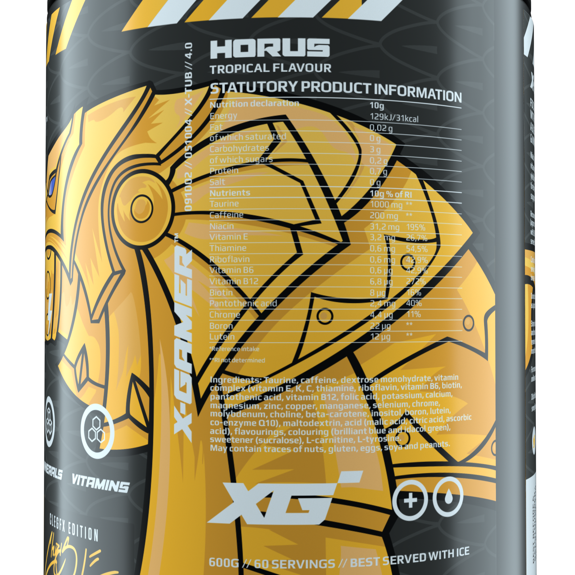 X-Tubz Horus (600g / 60 servings)