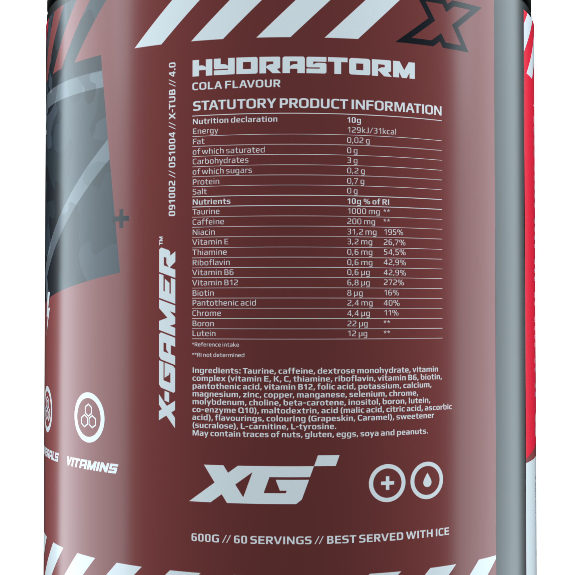 X-Tubz Hydrastorm (600g / 60 portioner)