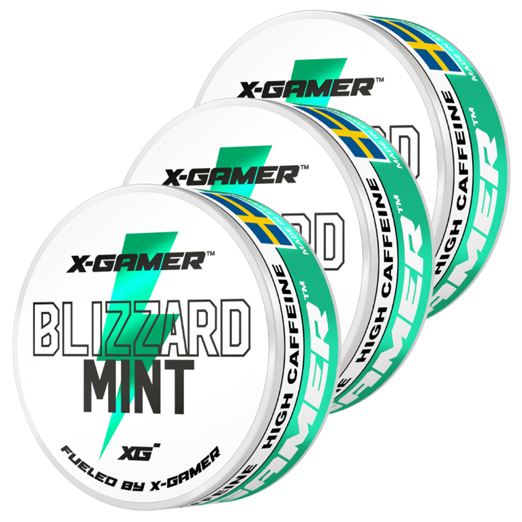 Blizzard Mint Energy Pouches (3-pack / 60 påsar)