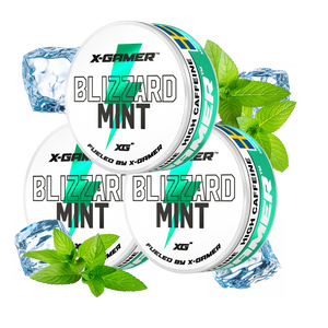 Blizzard Mint Energy Pouches (3 Pack / 60 Pouches)