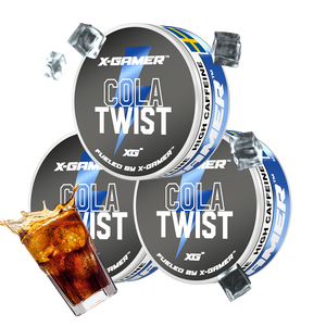 Cola Twist Energy Pouches (3-pack / 60 påsar)