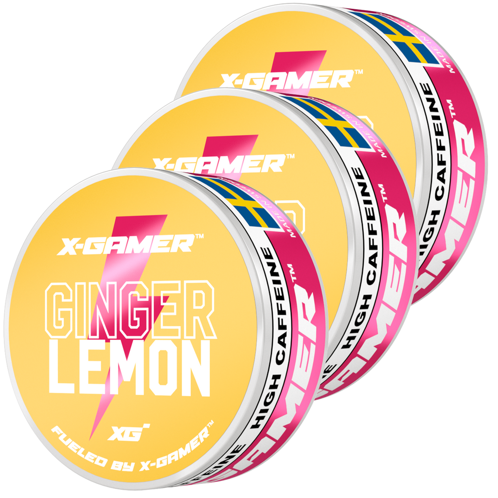 Ginger Lemon Energy Pouches (3 Pack / 60 Pouches)