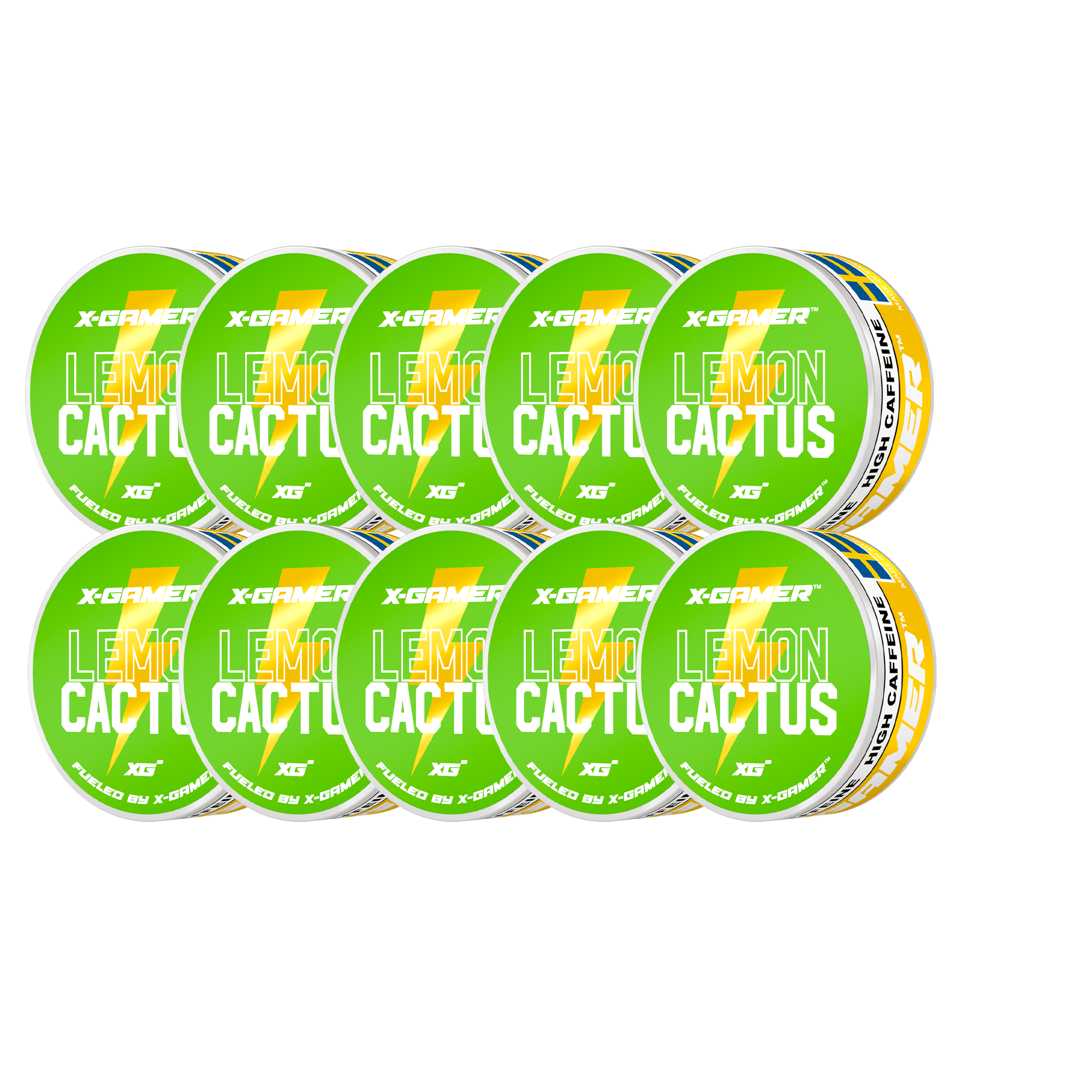 Lemon Cactus Energy Pouches (10 Pack/200 Pouches)