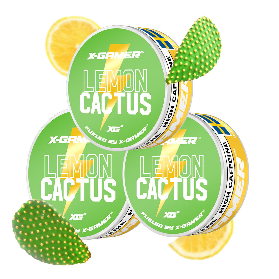 Lemon Cactus Energy Pouches (3 Pack / 60 Pouches)