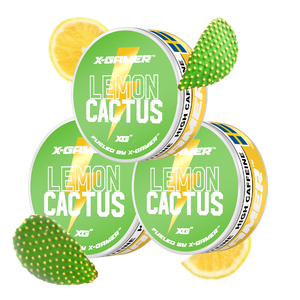 Lemon Cactus Energy Pouches (3-pack / 60 påsar)