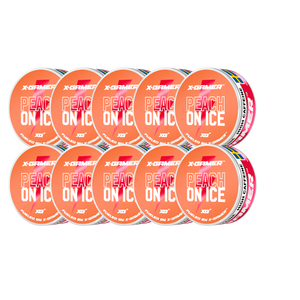 Peach on Ice Energy Pouches (10-pack/200-påsar)